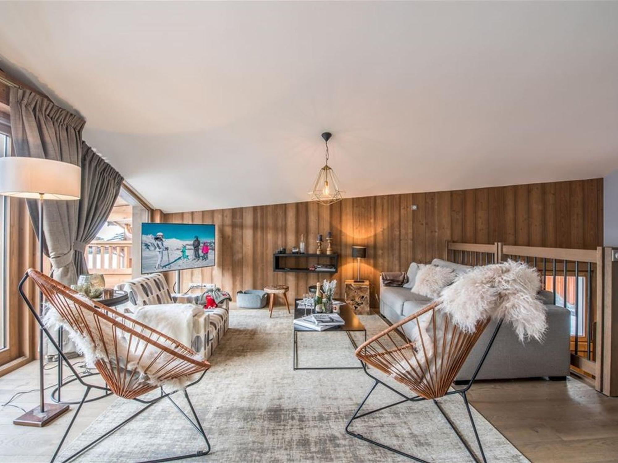 Willa Chalet De Luxe Au Coeur De Courchevel Le Praz Avec Sauna Et Acces Direct Aux 3 Vallees - Fr-1-575-149 Zewnętrze zdjęcie